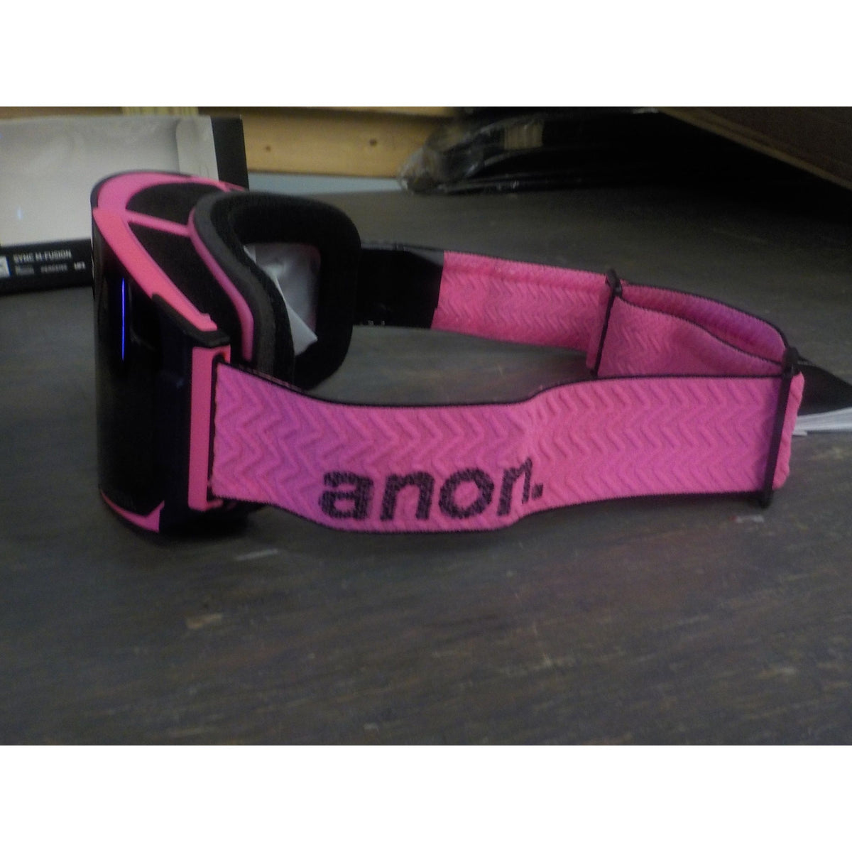 Anon Sync Goggles + Bonus Lens - Pink; Perceive Sunny Onyx + Perceive Variable Violet - Used - Acceptable