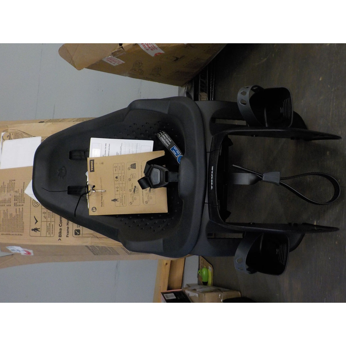 Thule Yepp 2 Maxi Rear Rack Mounted Child Bike Seat - Midnight Black - Used - Acceptable