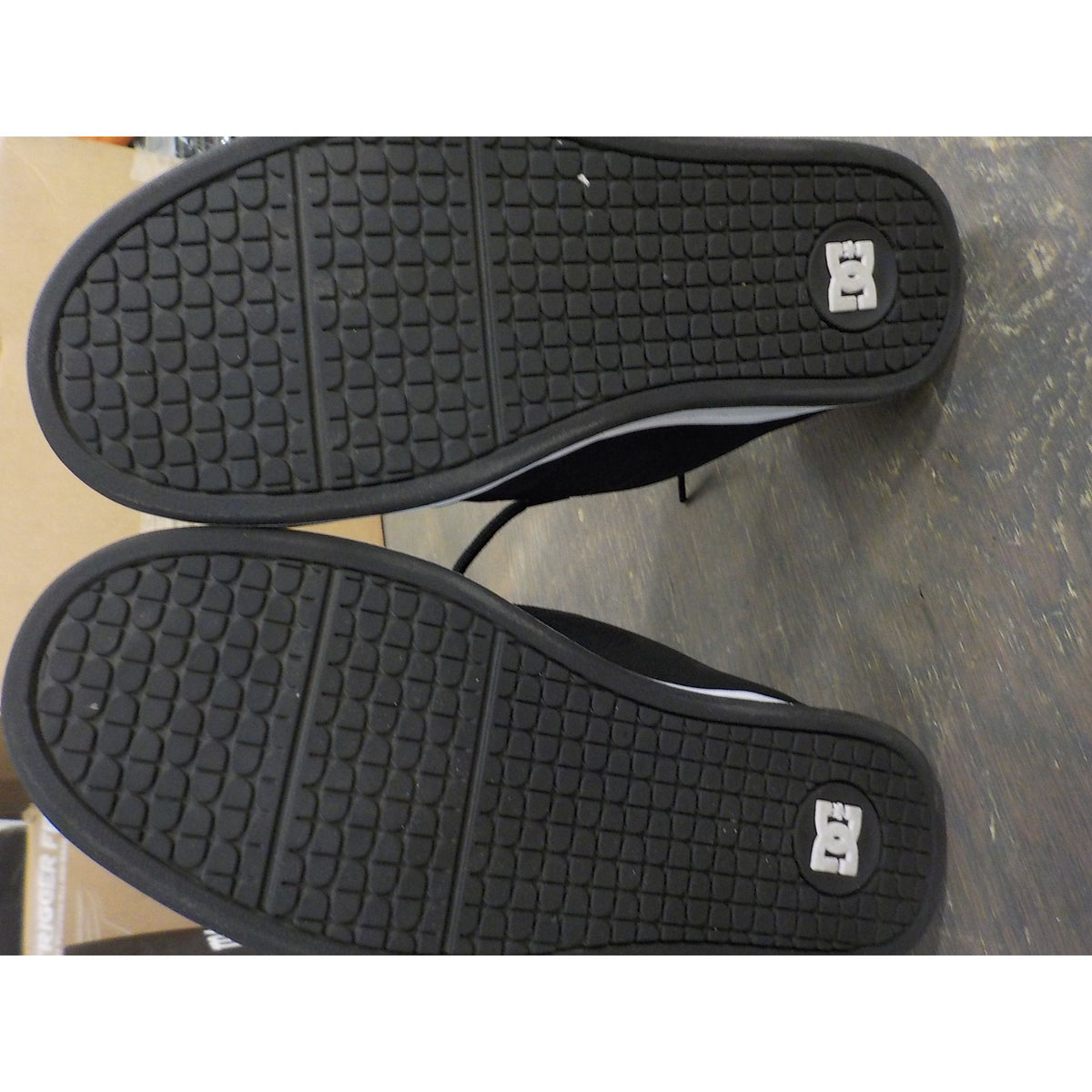 DC Men's Net Shoes - Black/Black/White - 7.5 - Used - Acceptable