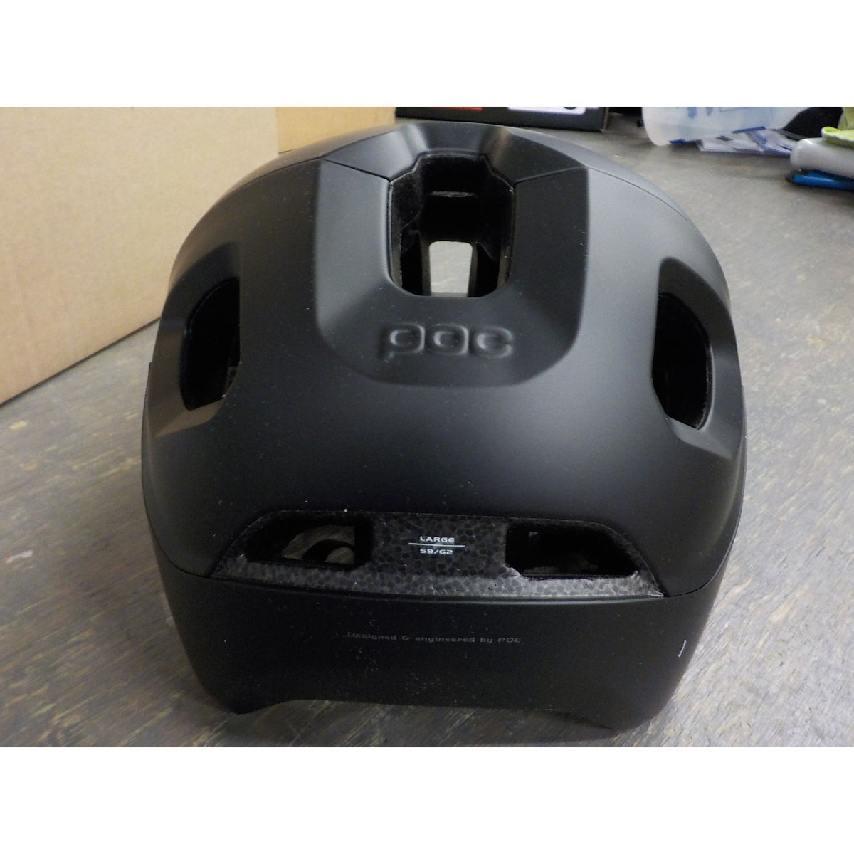 POC Sports Axion Helmet - Uranium Black Matt - Large - Used - Acceptable