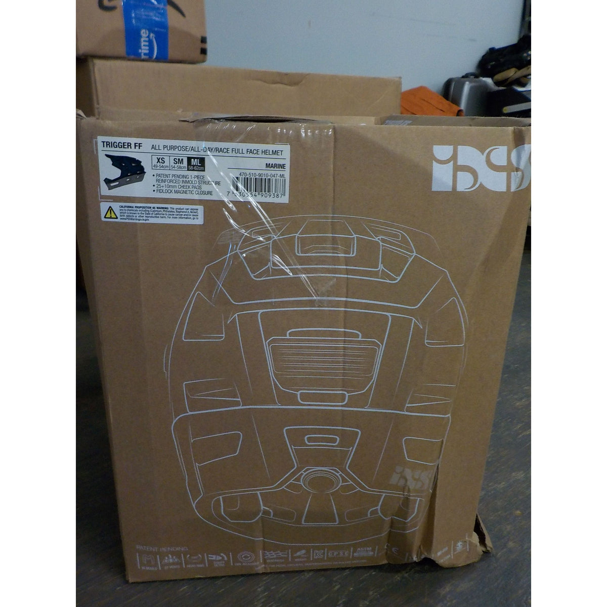 iXS Trigger FF Helmet - Marine - ML (58-62cm) - Used - Acceptable