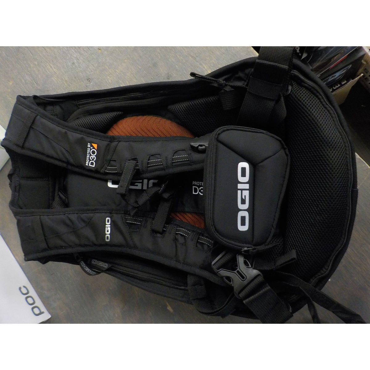 Ogio Mach 5 D3O Motorcycle Backpack - Black - Used - Acceptable