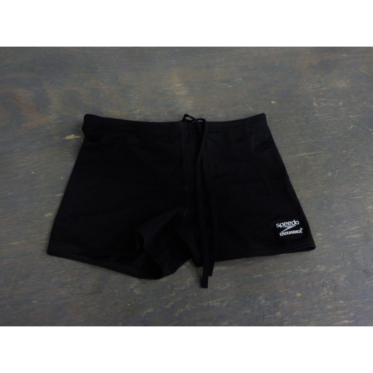 Speedo Men's Endurance+ Square Leg Swim Shorts - Black - 30 - Used - Acceptable