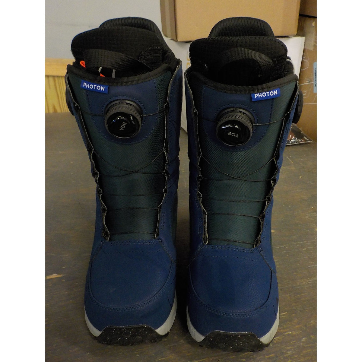 Burton Men's Photon BOA Snowboard Boots - Nightfall/Deep Emerald - 8 - Used - Acceptable