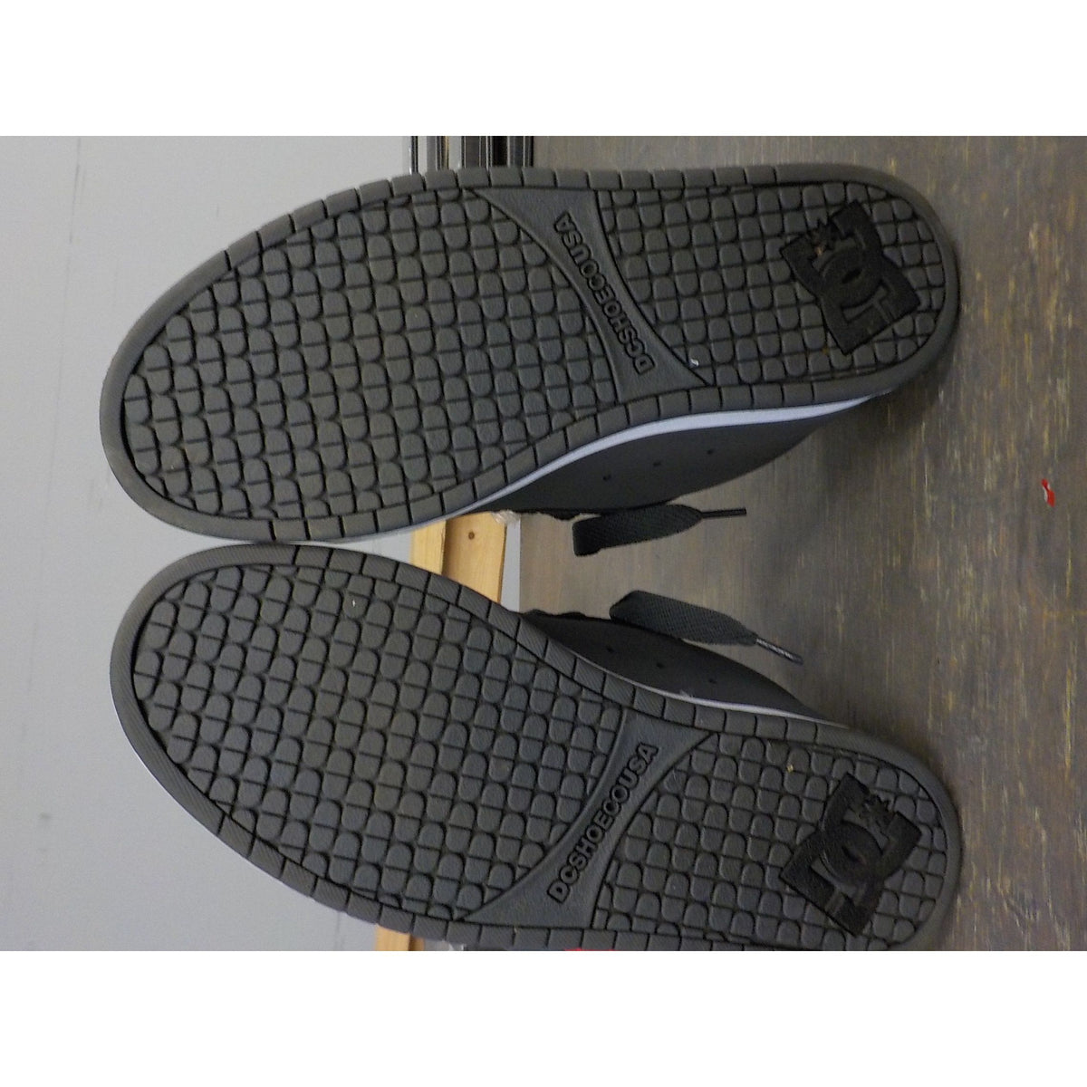 DC Court Graffik Men's Shoes - DK Grey/Black/White - 12 - Used - Acceptable