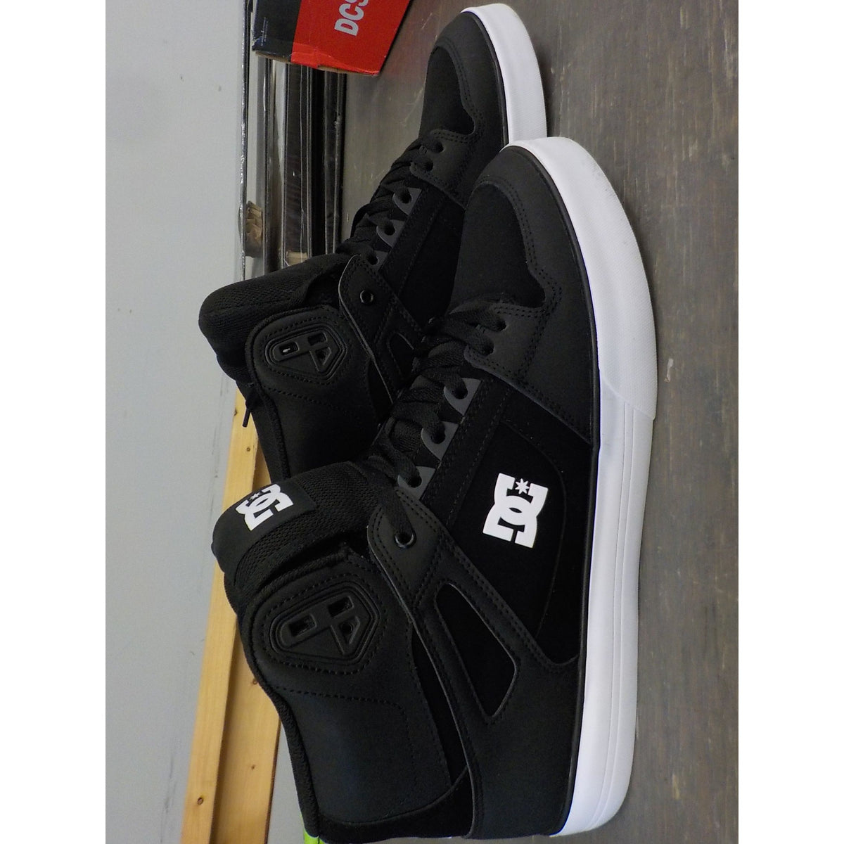 DC Men's Pure High-Top Shoes - Black/Black/White - 15 - Used - Acceptable