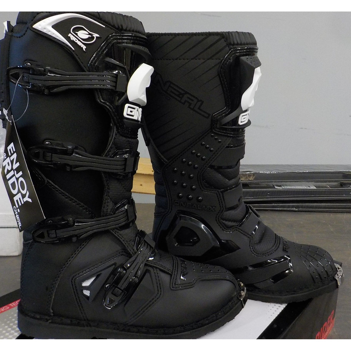 O'Neal Men's Rider Boot - Black - 8 - Used - Acceptable