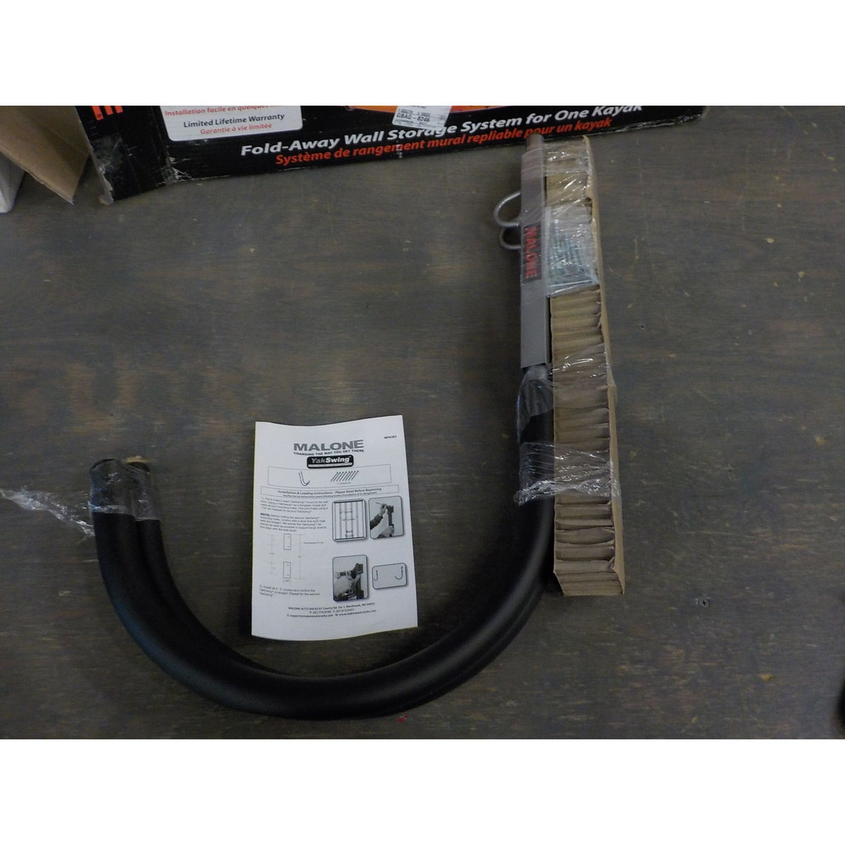 Malone YakSwing Folding Kayak Wall Storage Cradles - Used - Acceptable