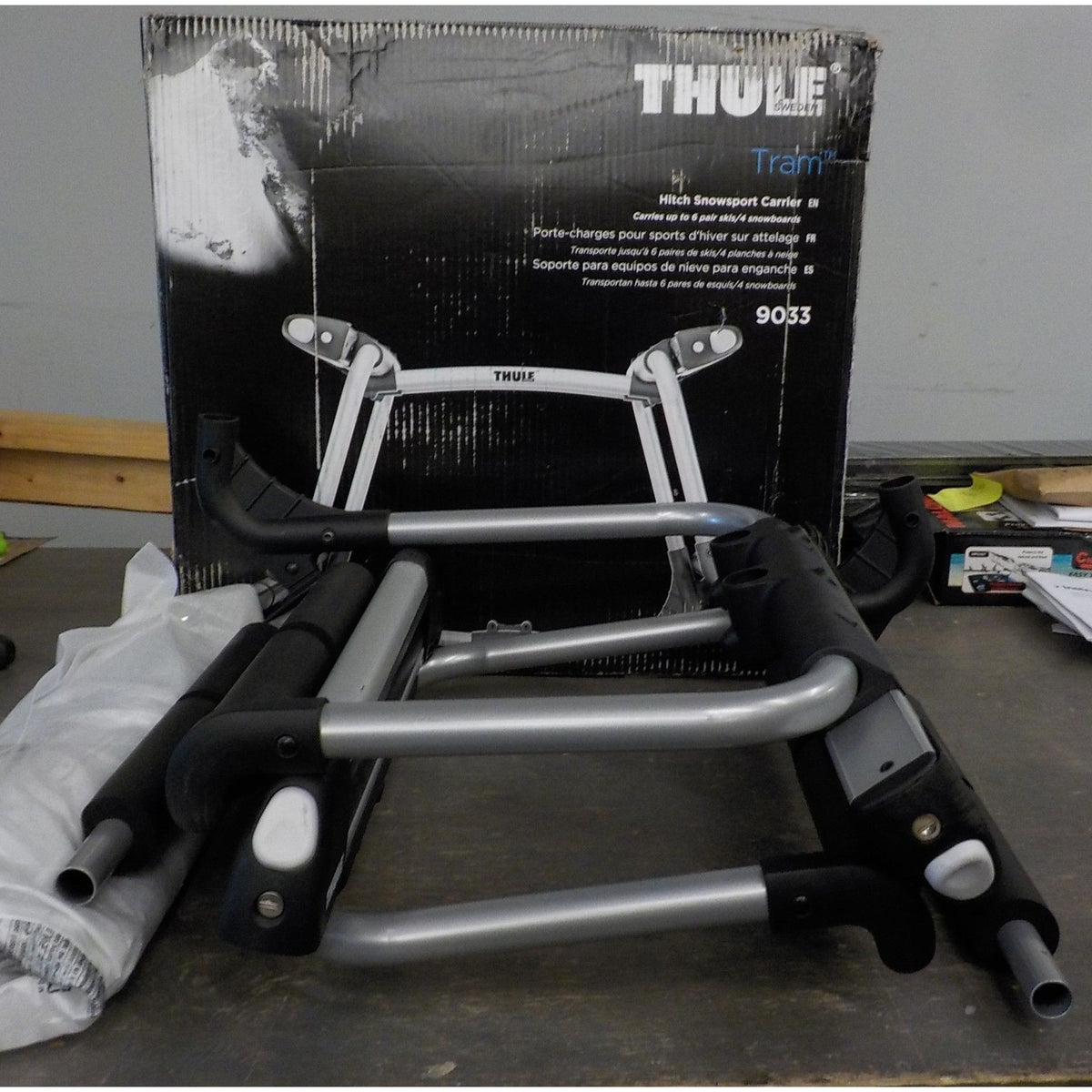Thule Project Tram Hitch Ski Carrier - Used - Acceptable
