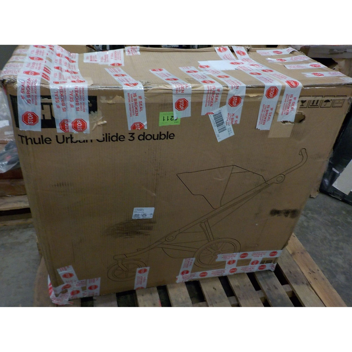 Thule Urban Glide 3 Double Stroller - Black - Used - Acceptable