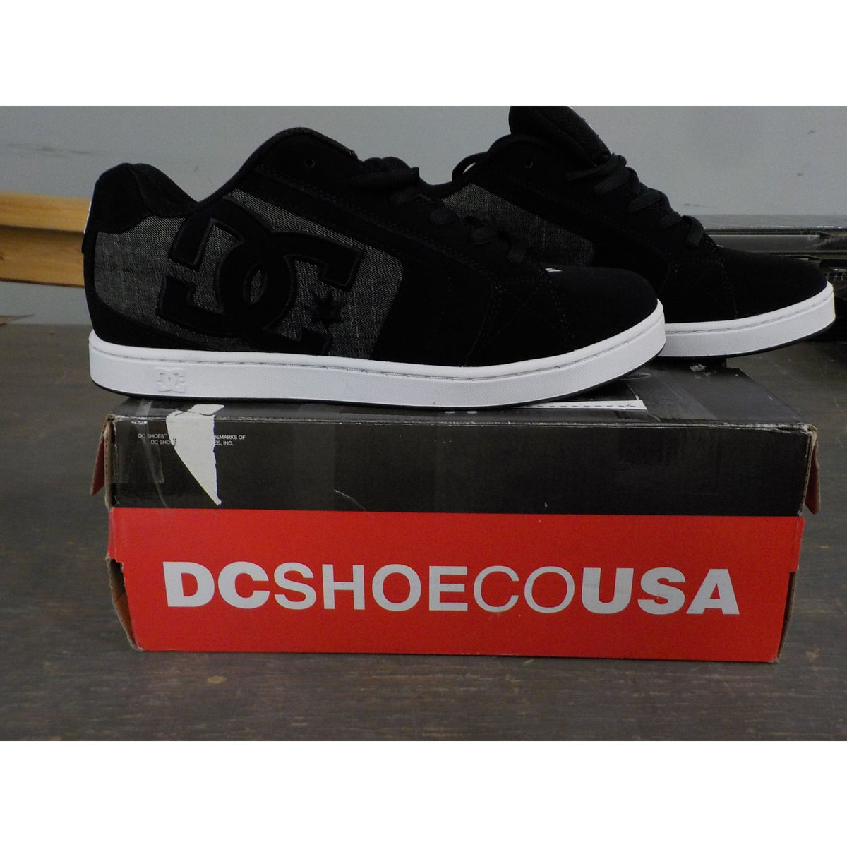 DC Net Men's Shoes - Black/Armor/Black - 11 - Used - Acceptable