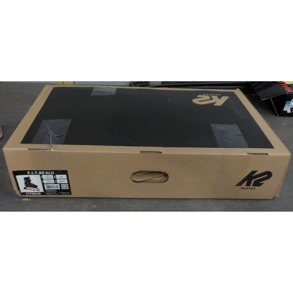K2 F.I.T. 80 ALU Men's Inline Skates - Black Red - 11.5 - Used - Acceptable