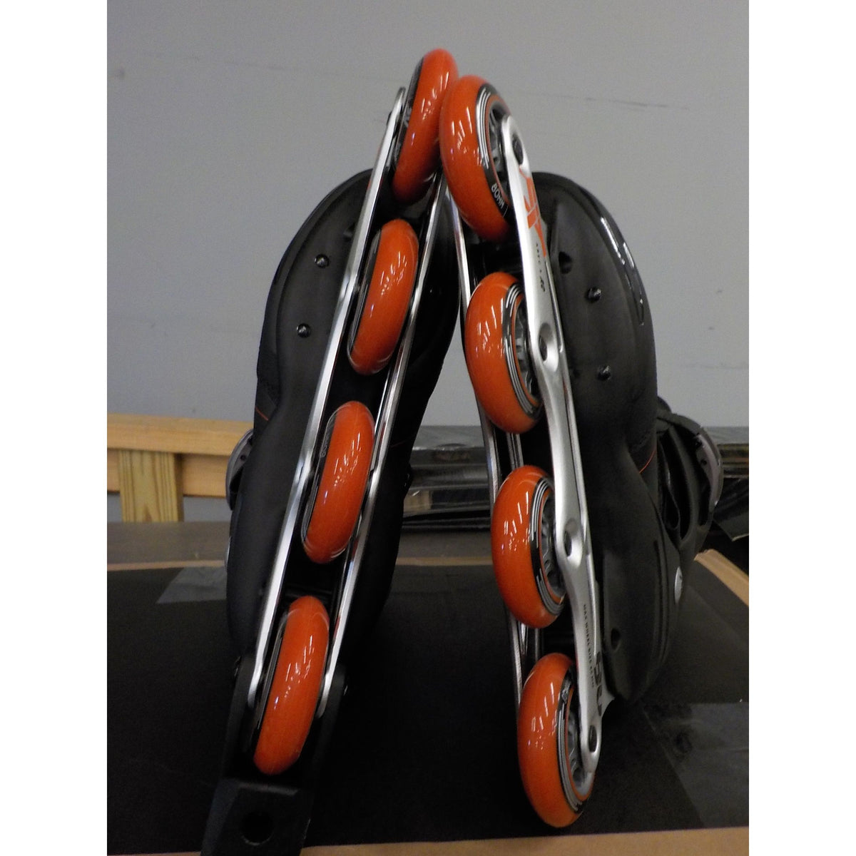 K2 F.I.T. 80 ALU Men's Inline Skates - Black Red - 11.5 - Used - Acceptable