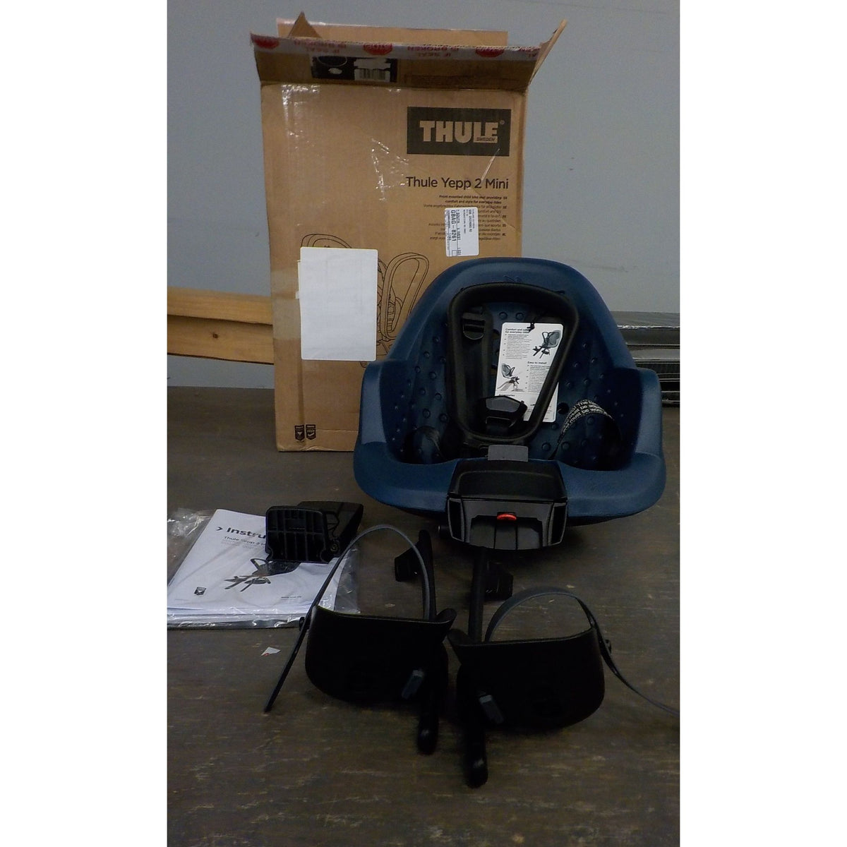 Thule Yepp 2 Mini Child Bike Seat - Majolica Blue - Used - Acceptable