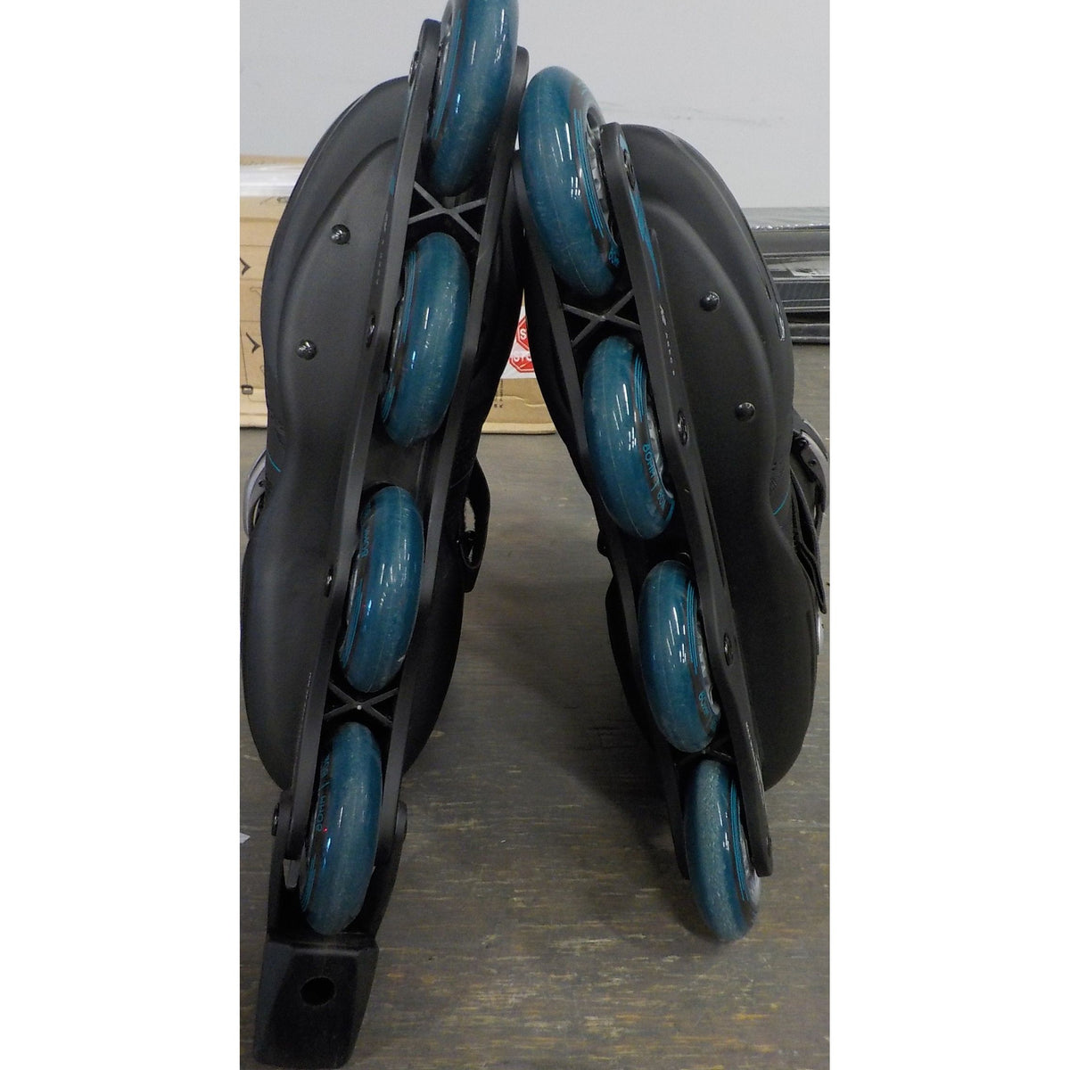 K2 Men's F.I.T. 80 BOA Skates - Black Blue - 13 - Used - Acceptable