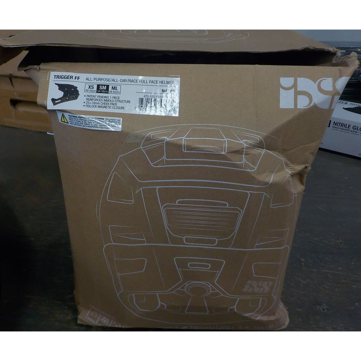 iXS Trigger FF Helmet - Marine - SM (54-58cm) - Used - Acceptable