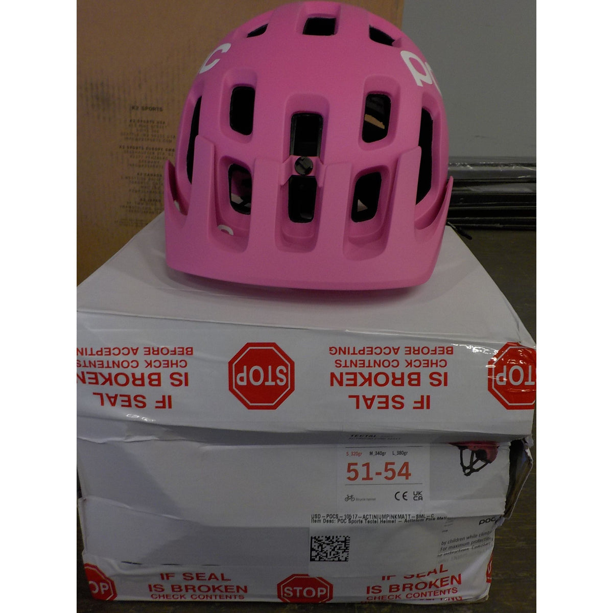 POC Sports Tectal Helmet - Actinium Pink Matt - Small - Used - Acceptable
