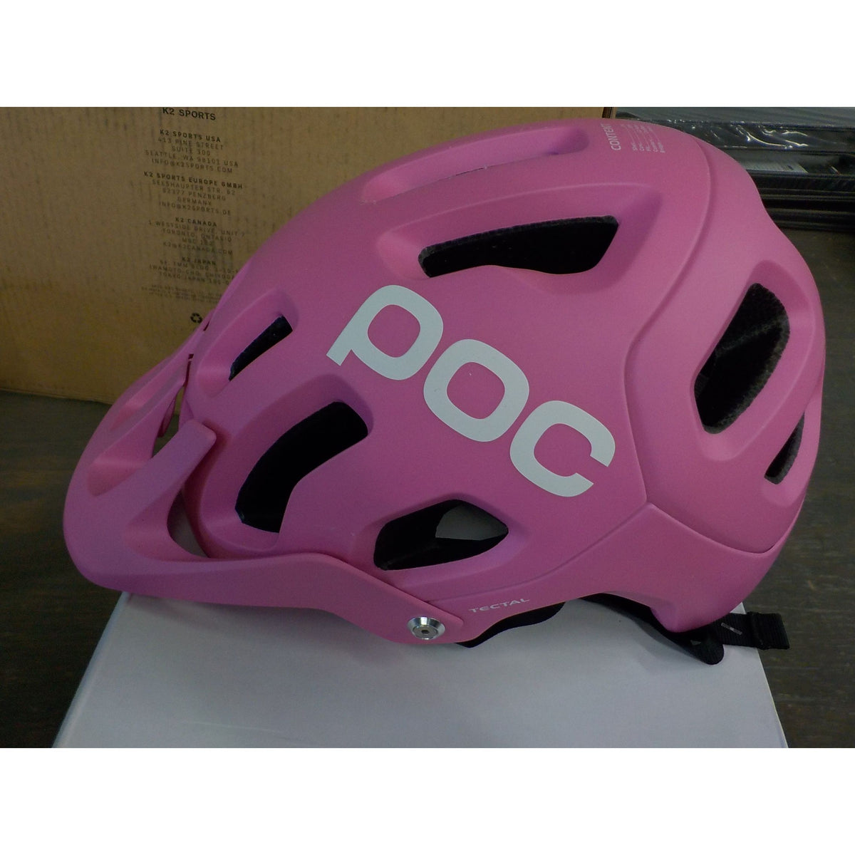 POC Sports Tectal Helmet - Actinium Pink Matt - Small - Used - Acceptable