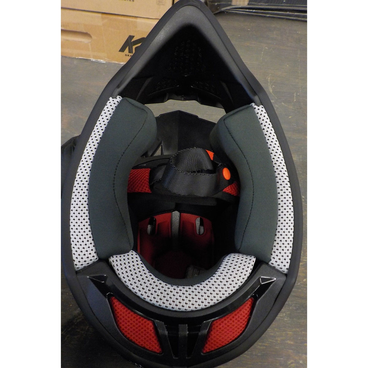 O'Neal 2 SRS Rancid Helmet - Black/White - Large - Used - Acceptable