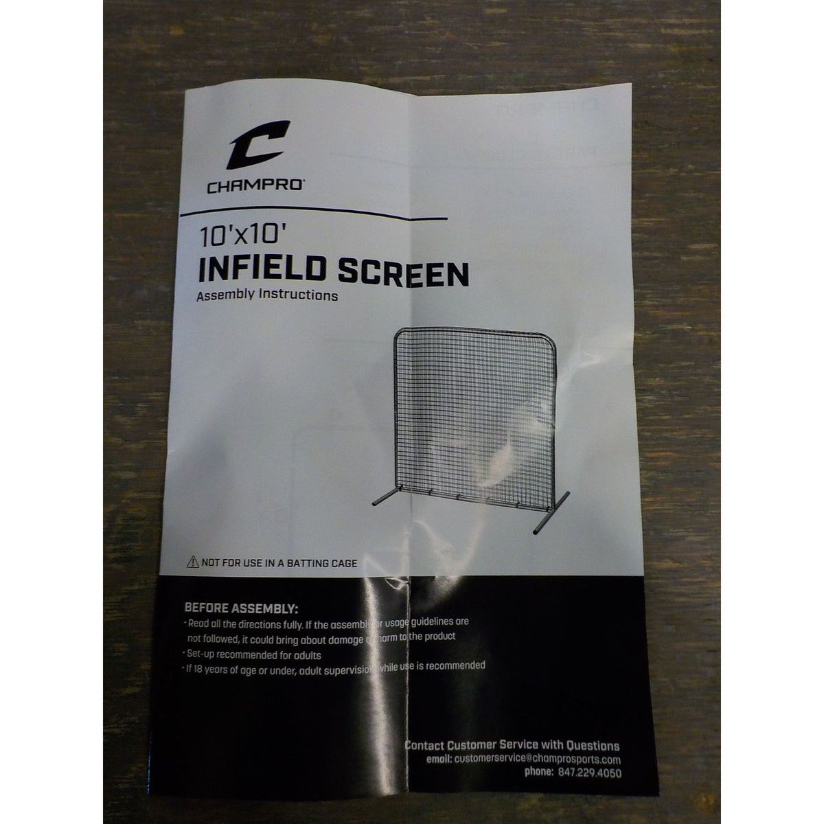 Champro Infield Style Screen - 10' X 10' - Used - Acceptable