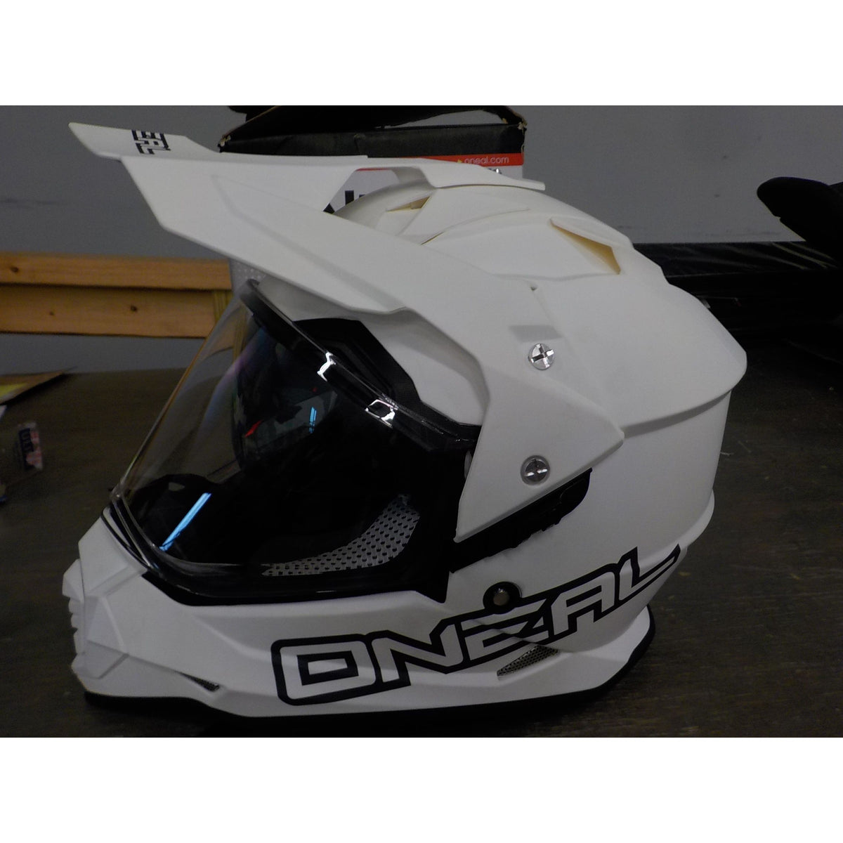 O'Neal Sierra II Helmet - Flat White - Large - Used - Acceptable