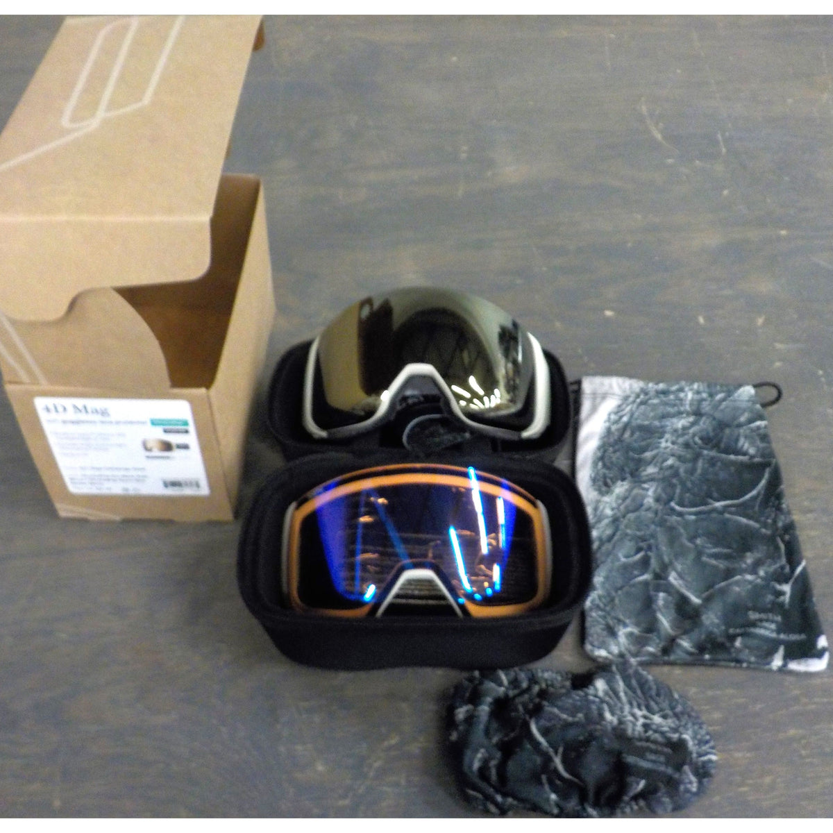 Smith Optics 4D MAG Goggle - AC Sage Catta-Alosa; CP Sun Blk Gold + CP Storm Blu Sensor - Used - Acceptable