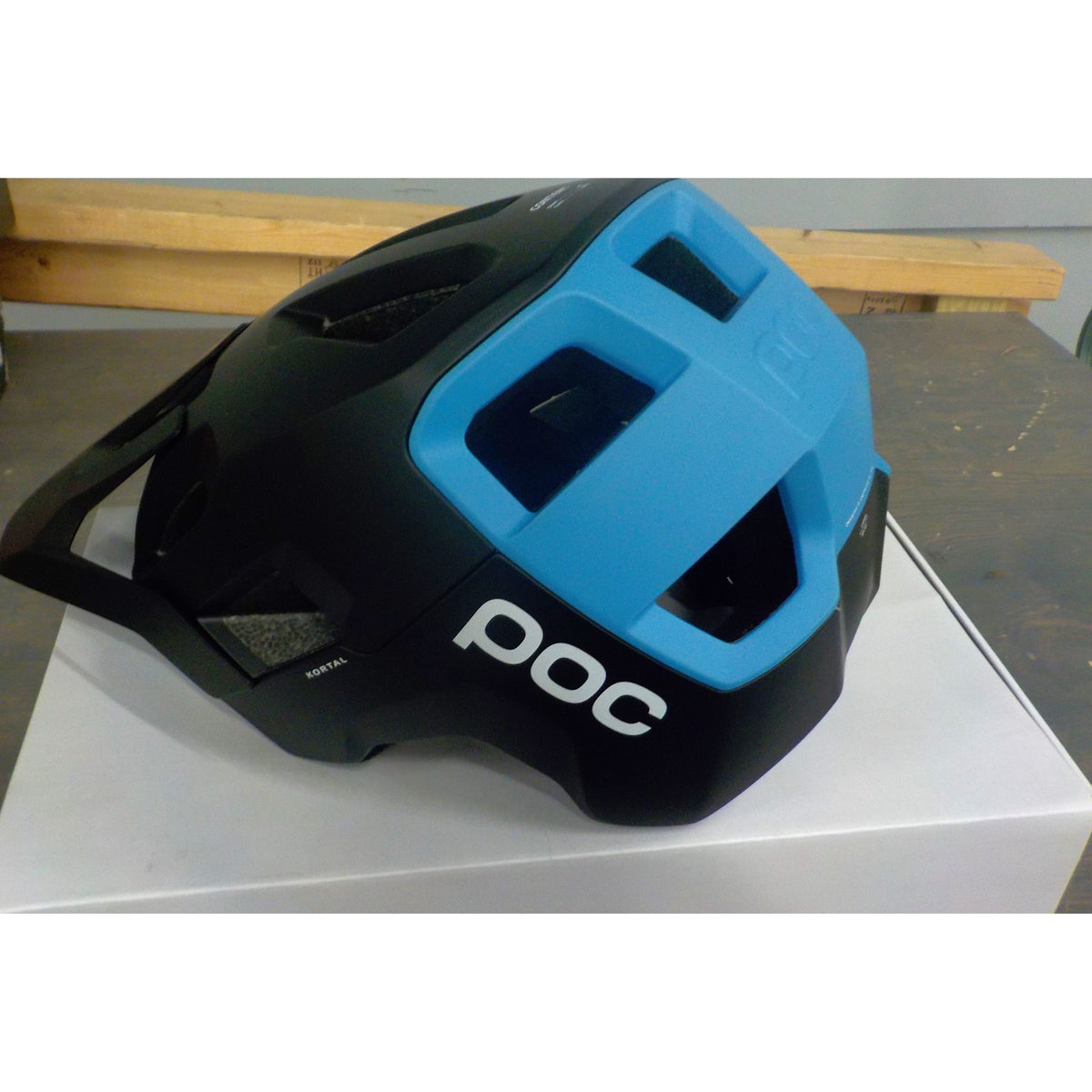POC Sports Kortal Helmet - Uranium Black/Basalt Blue Matt - large/xlarge - Used - Acceptable