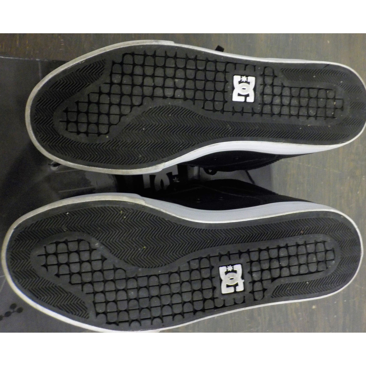 DC Men&#39;s Pure High-Top Shoes - Black/Black/White - 10 - Used - Acceptable