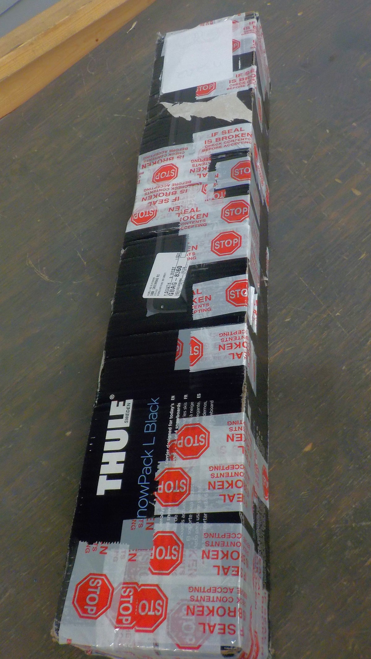 Thule SnowPack Ski/Snowboard Rack - Black - 6 Pair/4 Boards - Used - Acceptable