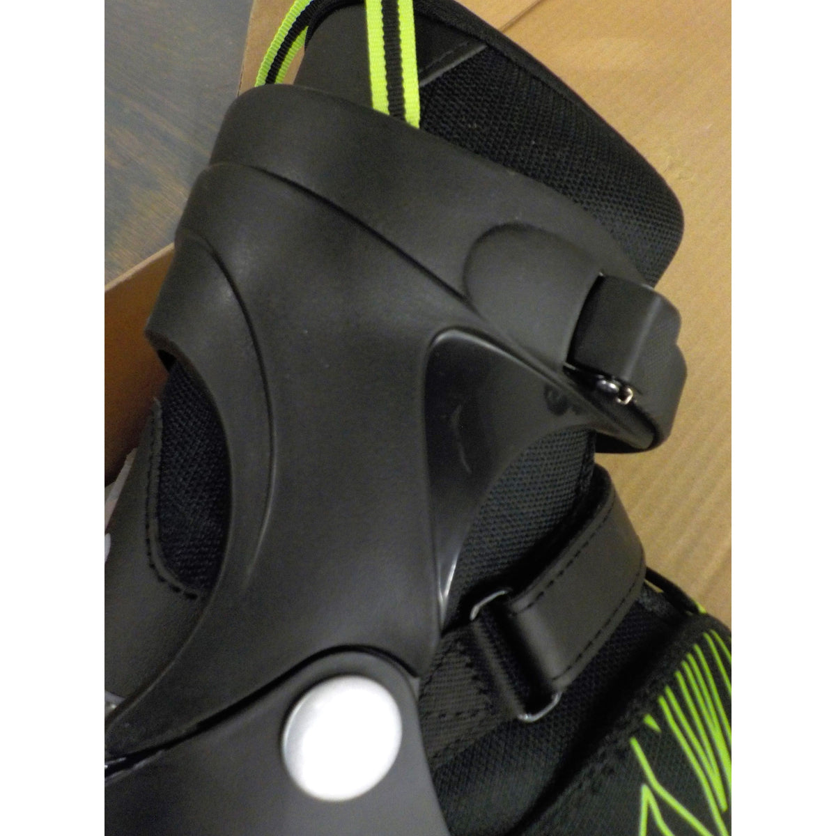 K2 Raider Kid's Inline Skates - Black/Lime - 4-8 - Used - Acceptable
