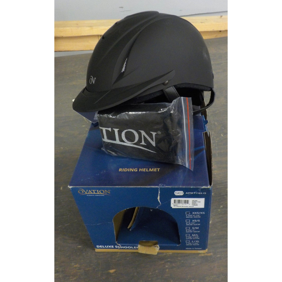 Ovation Schooler Helmet-Black-XX-Small/X-Small - Used - Acceptable