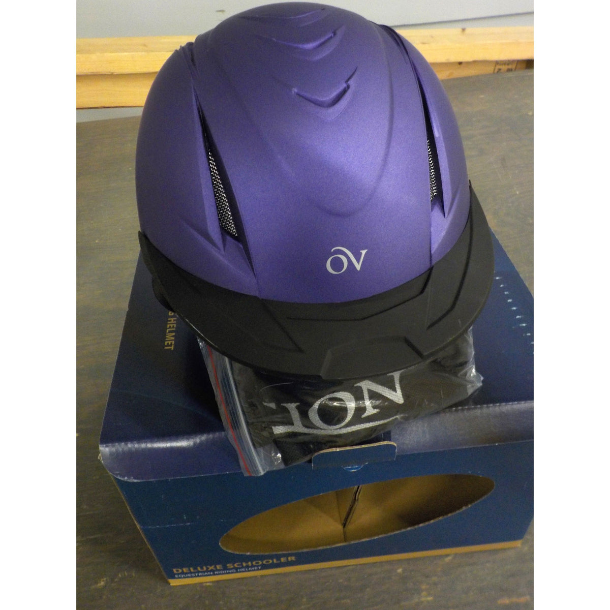 Ovation Schooler Helmet-Purple-Small/Medium - Used - Acceptable