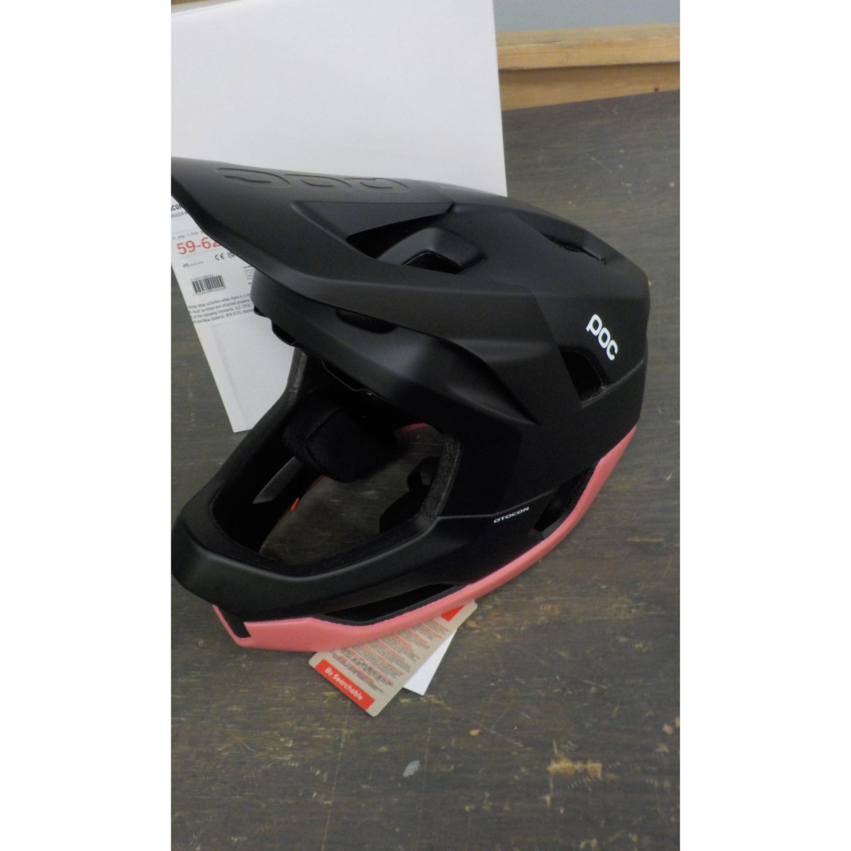 POC Sports Otocon Helmet - Uranium Black/Ammolite Coral Matt - Large - Used - Acceptable