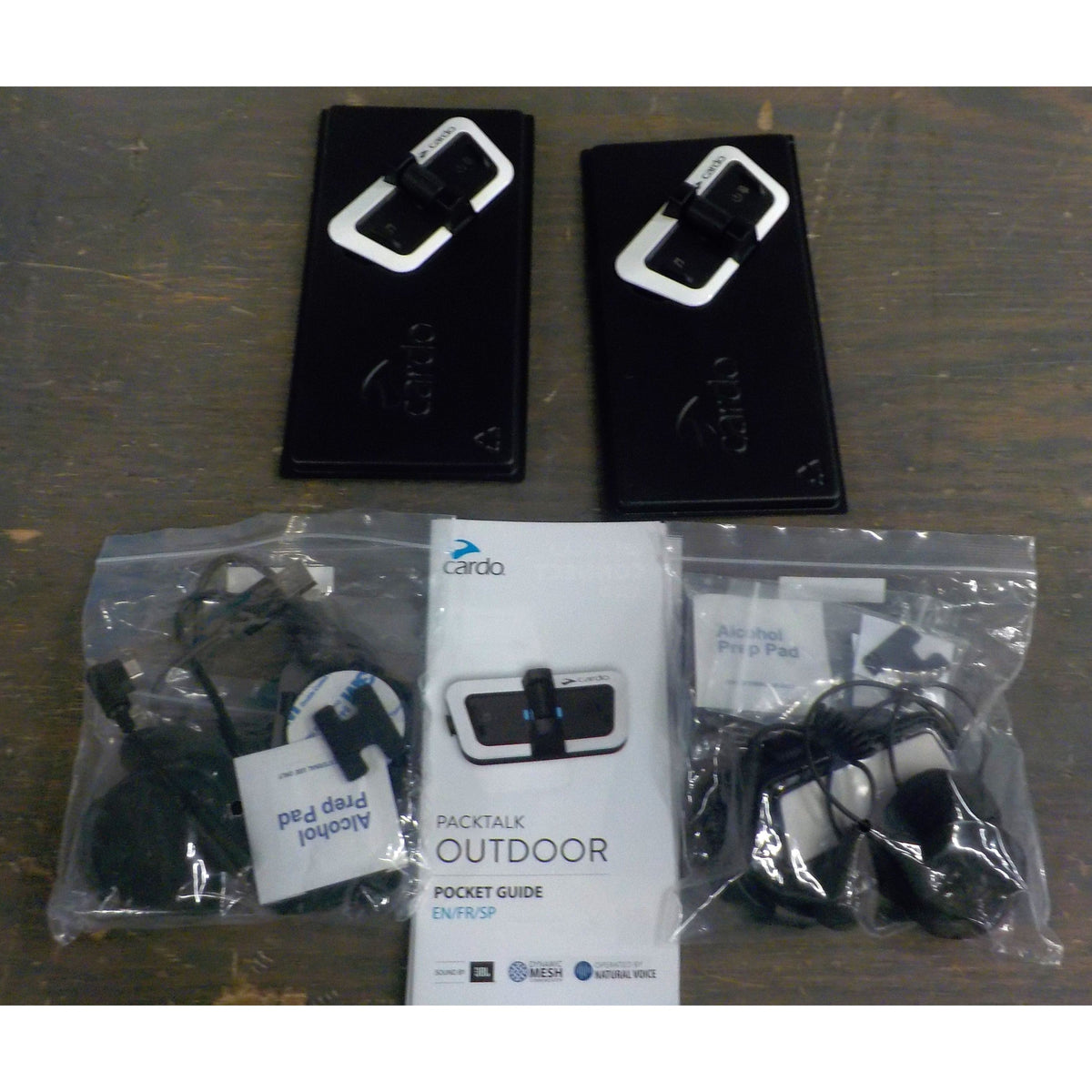 Cardo Packtalk Outdoor Duo Helmet Communication System - White - Used - Acceptable