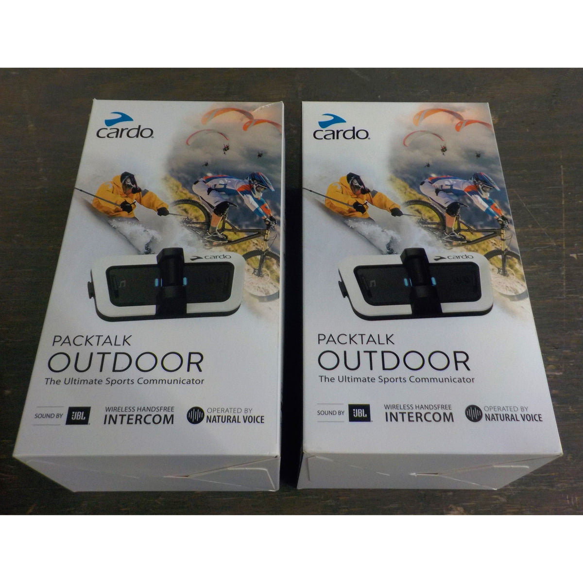 Cardo Packtalk Outdoor Duo Helmet Communication System - White - Used - Acceptable