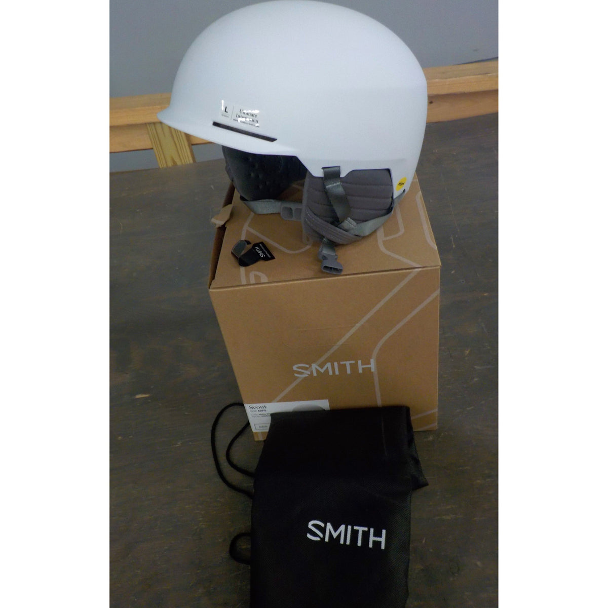 Smith Optics Scout MIPS Helmet - Matte White - Large (59-63cm) - Used - Acceptable