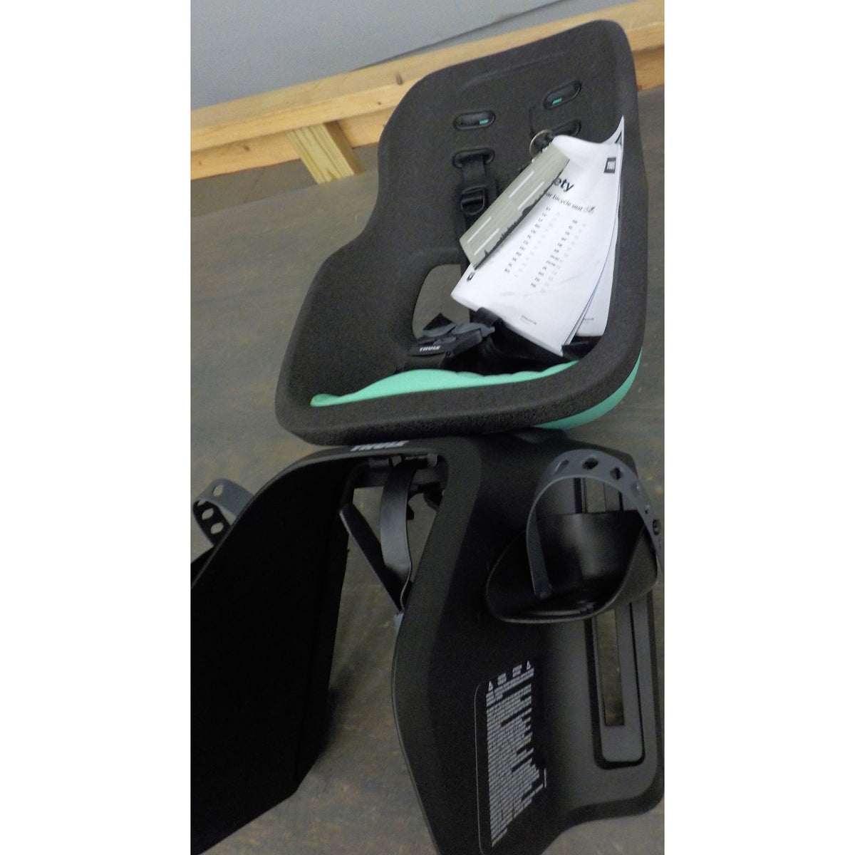 Thule Yepp Nexxt2 Maxi Rack Mount - Deep Teal/Mint Leaf - Used - Acceptable