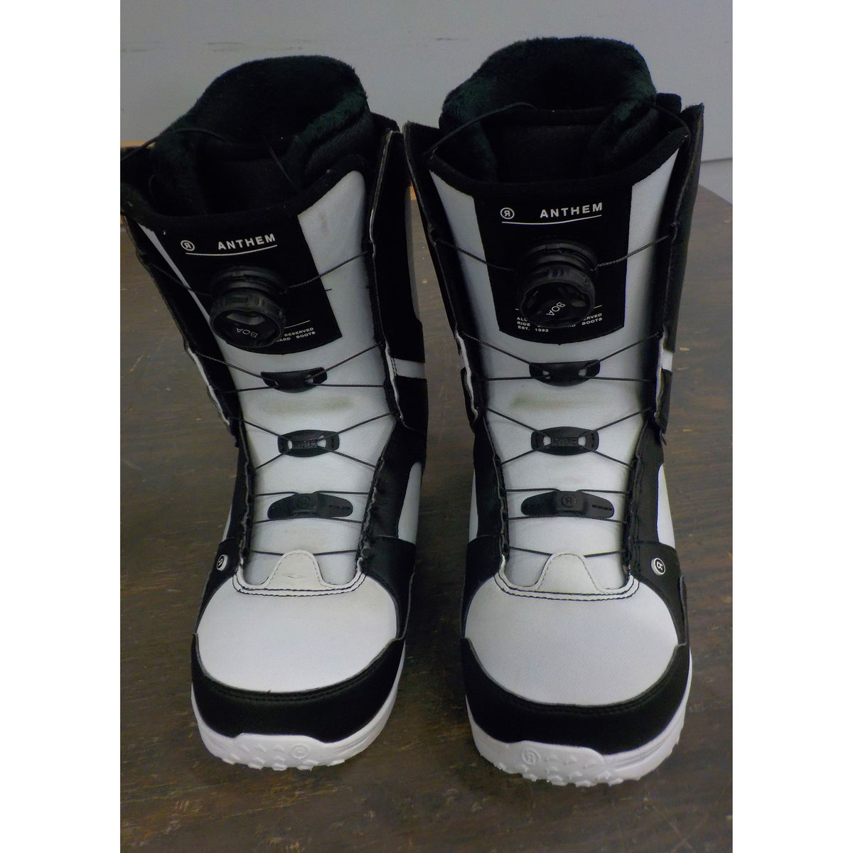 Ride Anthem Snowboard Boots - White - 10.5 - Used - Acceptable