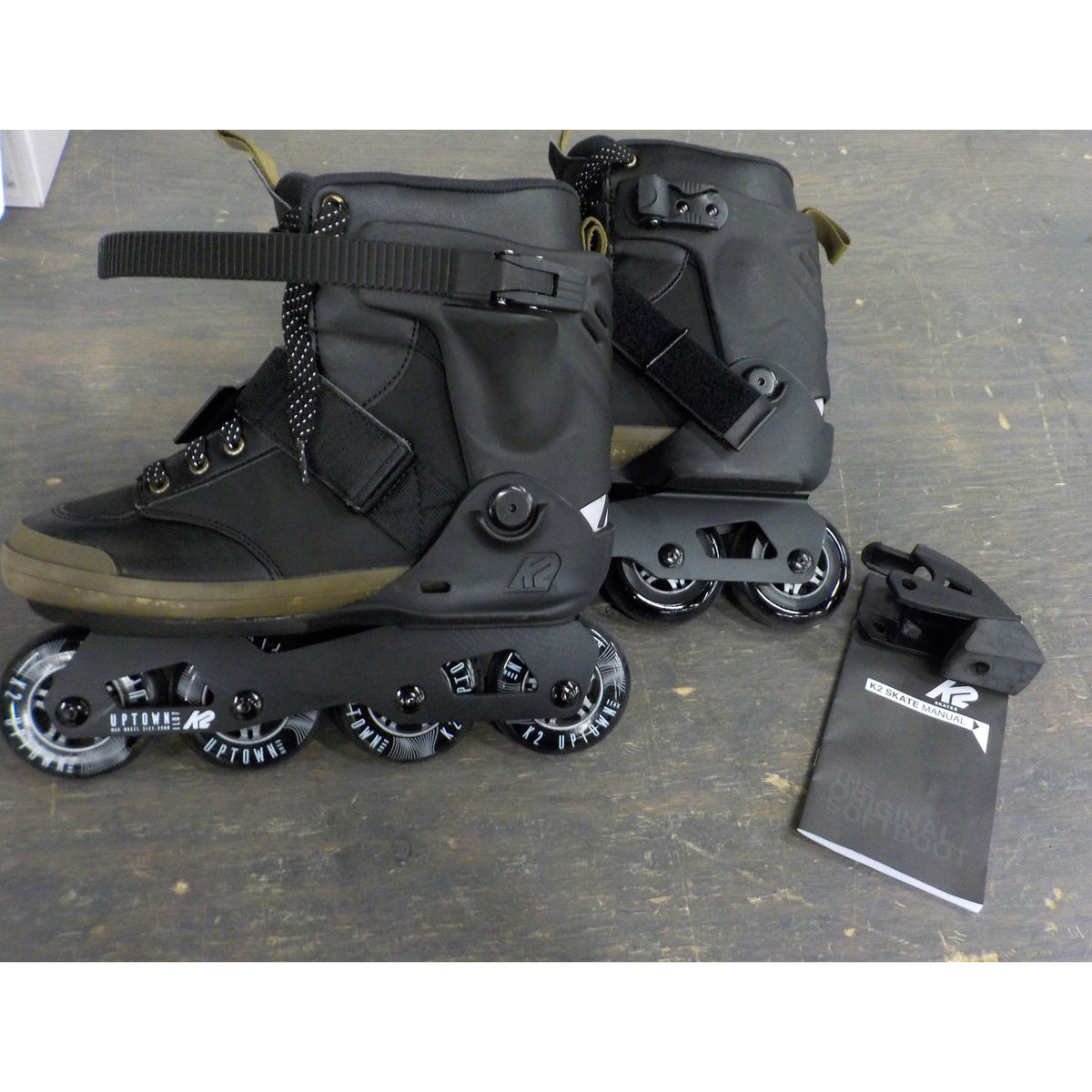 K2 Uptown Inline Skates - Black Gold - 10.5 - Used - Acceptable
