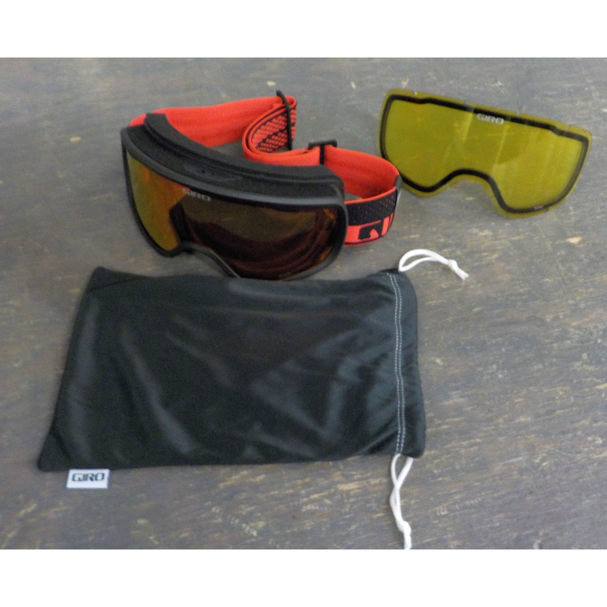 giro roam ski goggles Giro ROAM SNOW GOGGLE 2024 RED FLOW AMBER SCARLETYELLOW - Used - Accep