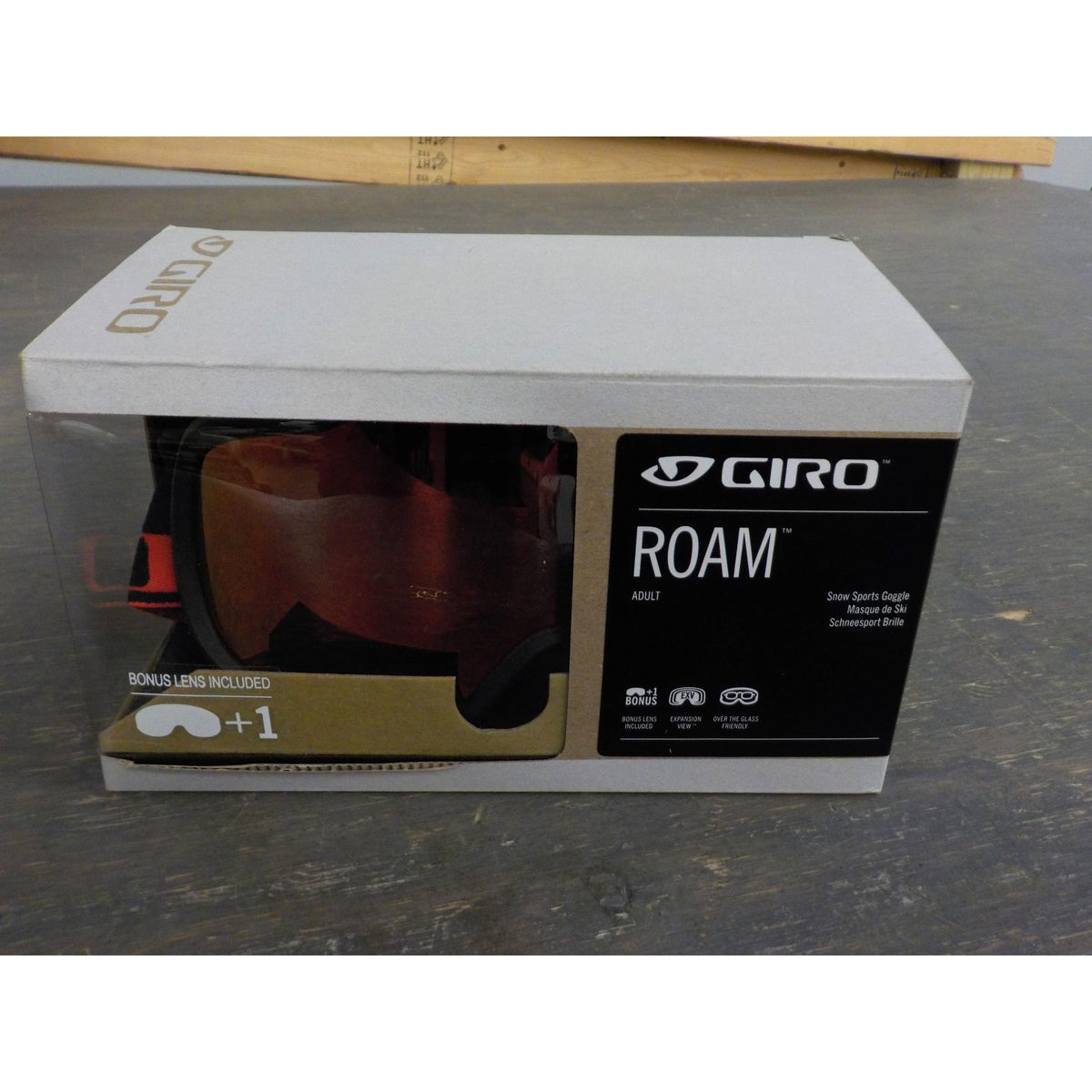 giro roam snow goggle Giro ROAM SNOW GOGGLE 2024 RED FLOW AMBER SCARLETYELLOW - Used - Accep
