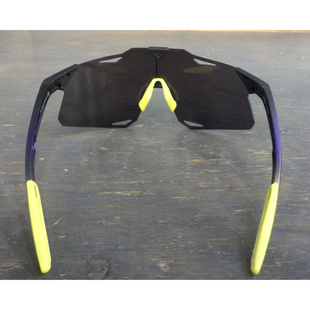 100% Hypercraft Sunglasses - Matte Metallic Digital Brights; Dark Purple - Used - Acceptable