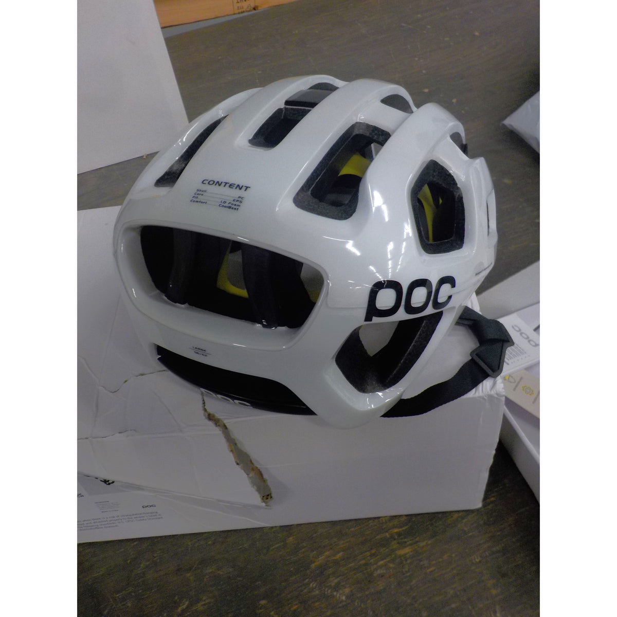 POC Sports Octal Mips (cpsc) Helmet - Hydrogen White - Lg - Used - Acceptable
