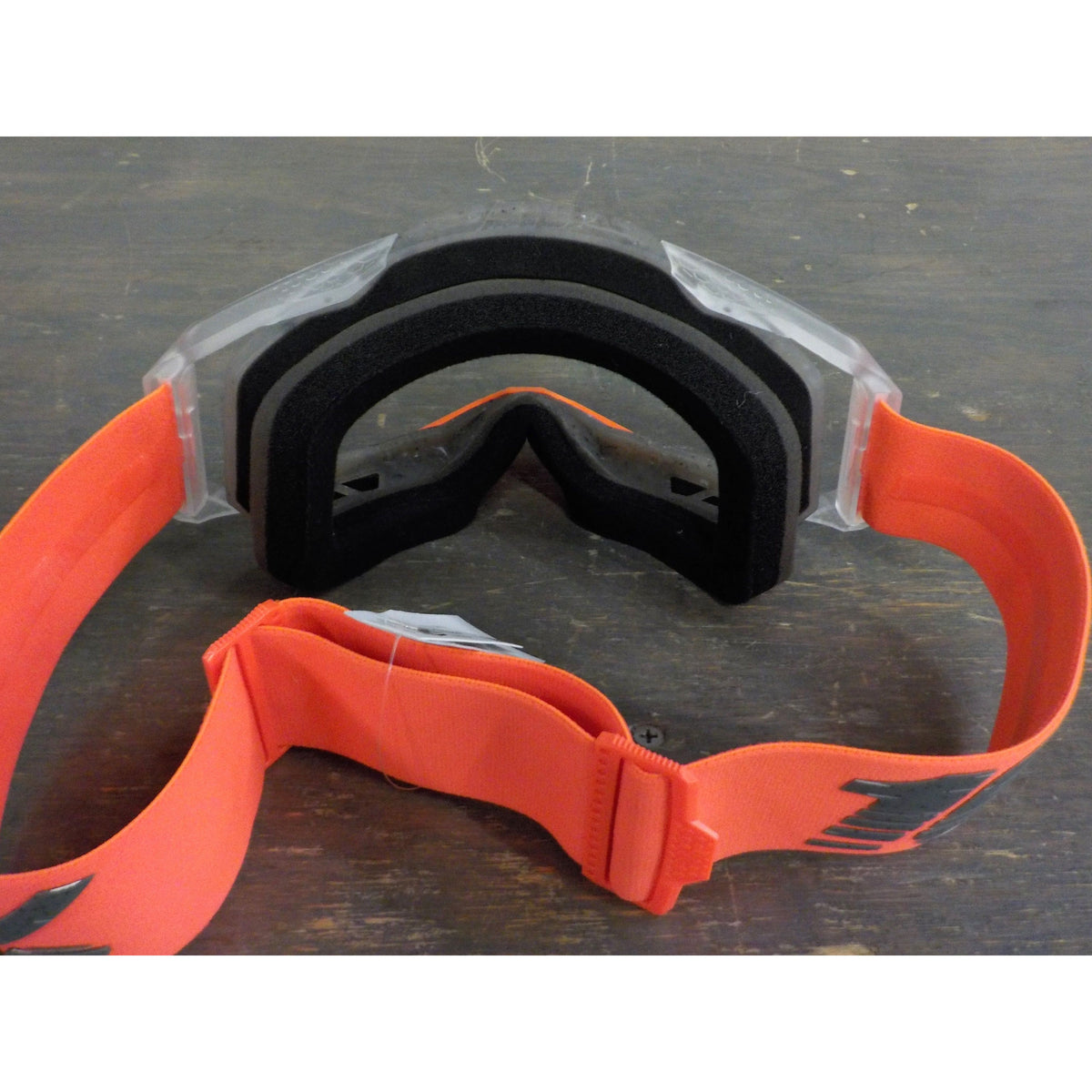 100 goggle orange 100% Racecraft 2 Moto/MTB Goggle - Schrute; Clear - Used - Acceptable