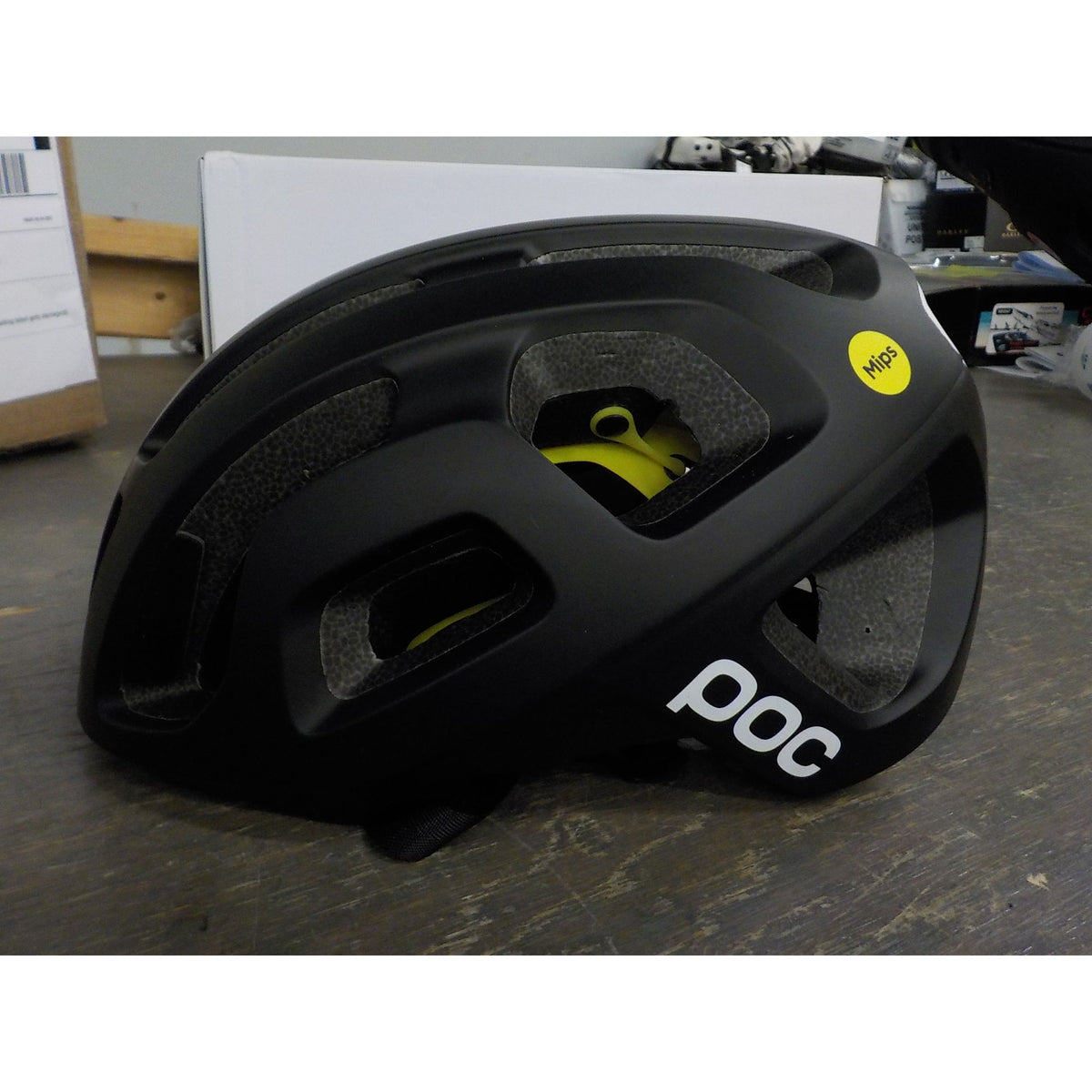 POC Sports Octal Mips (cpsc) Helmet - Uranium Black Matt - Medium - Used - Acceptable