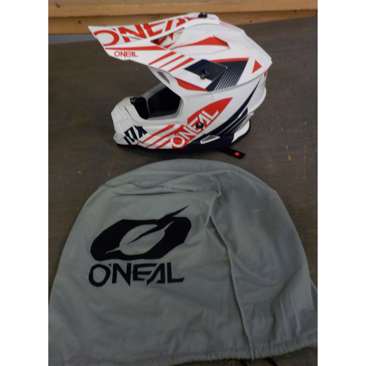 O&#39;Neal 2 SRS Spyde Helmet - White/Blue/Red - X-Large - Used - Acceptable