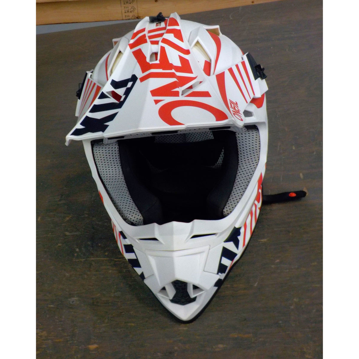 O&#39;Neal 2 SRS Spyde Helmet - White/Blue/Red - X-Large - Used - Acceptable