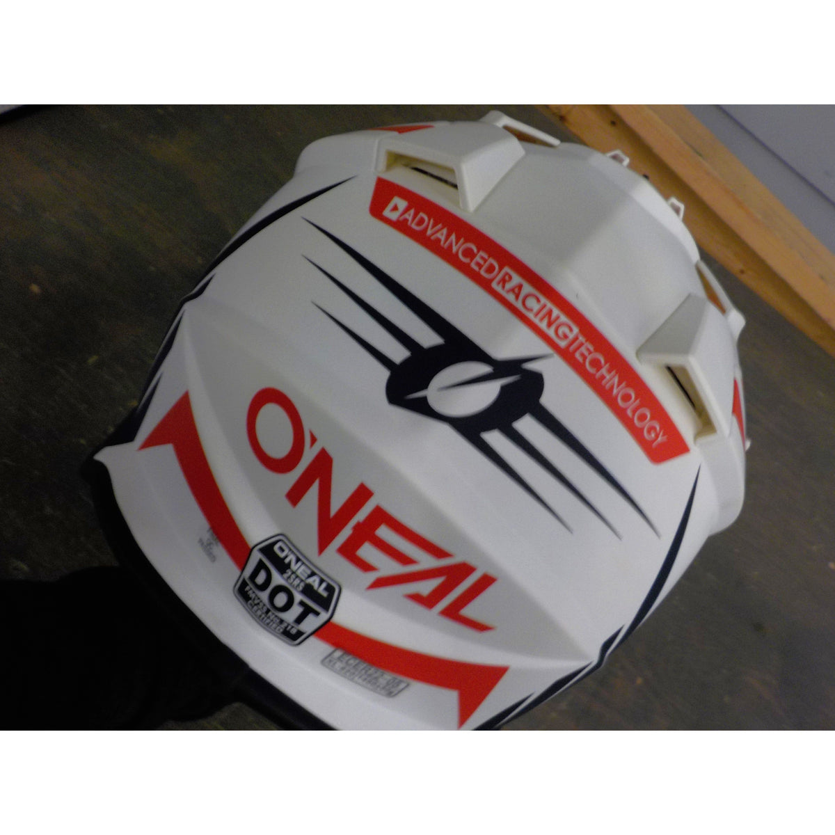 O&#39;Neal 2 SRS Spyde Helmet - White/Blue/Red - X-Large - Used - Acceptable