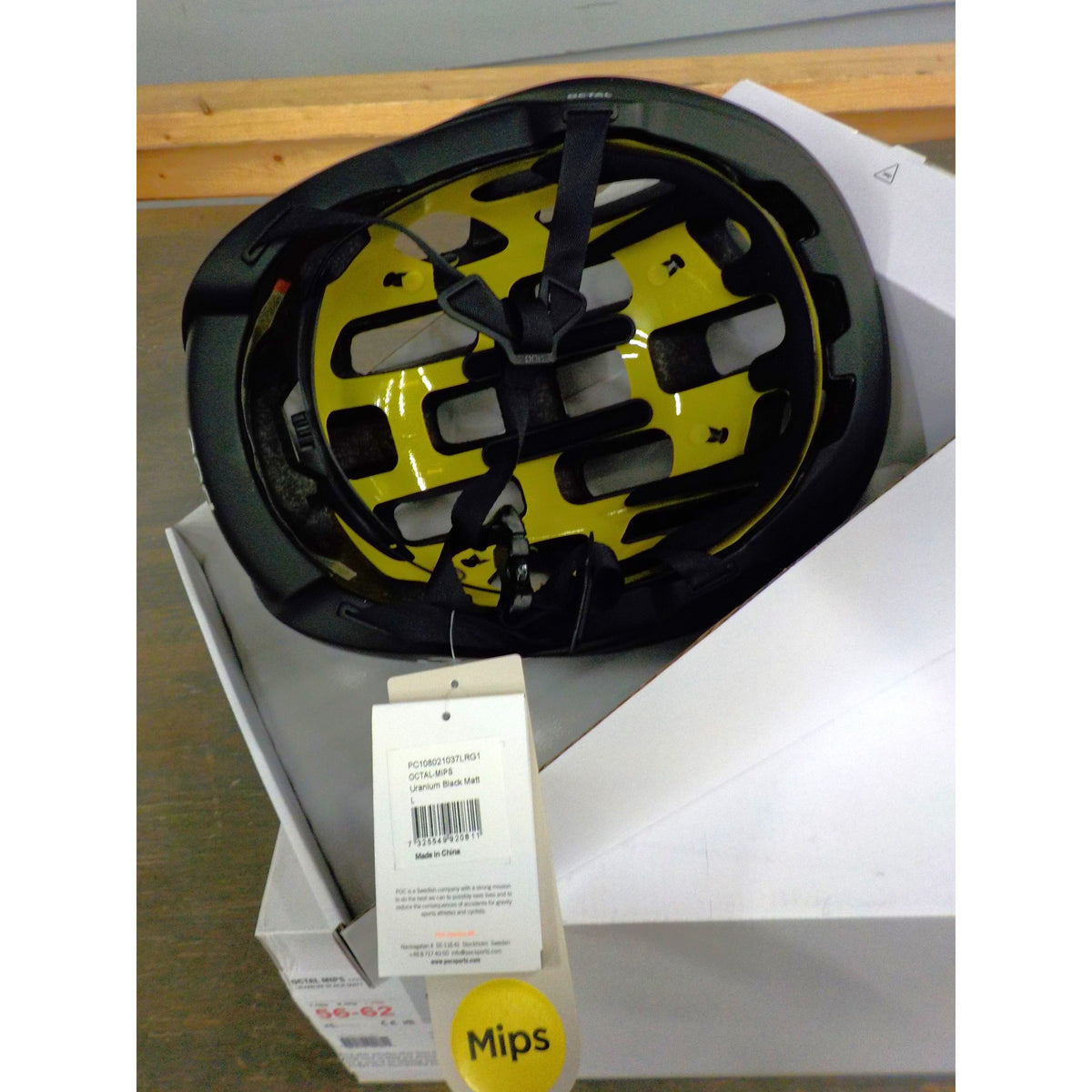 POC Sports Octal Mips (cpsc) Helmet - Uranium Black Matt - Lg - Used - Acceptable