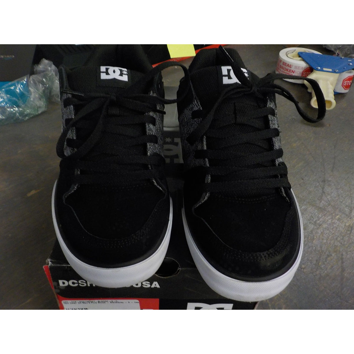 DC Men's Pure Shoes - Black/Grey - 9 - Used - Acceptable